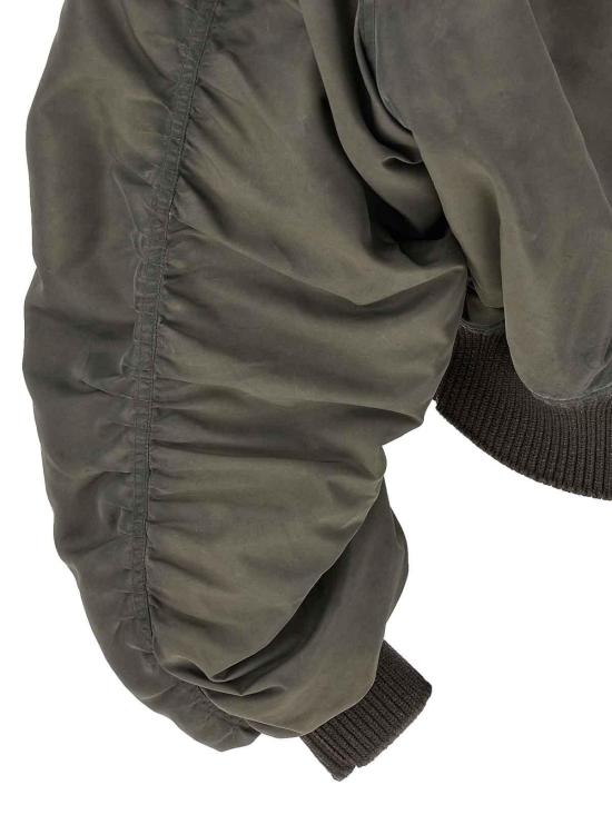 26FW 릭 오웬스 SECCHIA 플라이트 봄버 재킷 RR02F4792NBFDH378 GREY - RICK OWENS