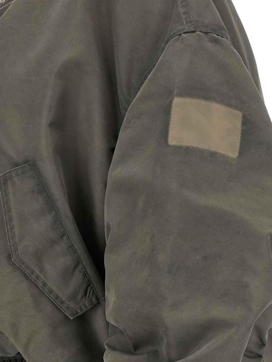 26FW 릭 오웬스 SECCHIA 플라이트 봄버 재킷 RR02F4792NBFDH378 GREY - RICK OWENS