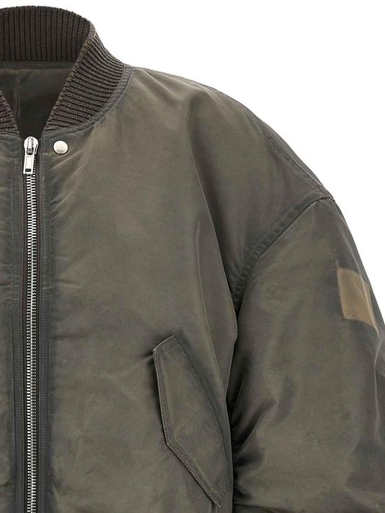 26FW 릭 오웬스 SECCHIA 플라이트 봄버 재킷 RR02F4792NBFDH378 GREY - RICK OWENS