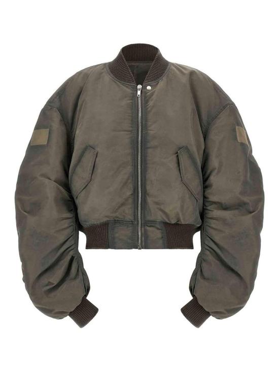 26FW 릭 오웬스 SECCHIA 플라이트 봄버 재킷 RR02F4792NBFDH378 GREY