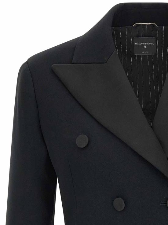 26FW 에르마노 설비노 수트 자켓 D496I719TEILM95708 BLACK - ERMANNO SCERVINO