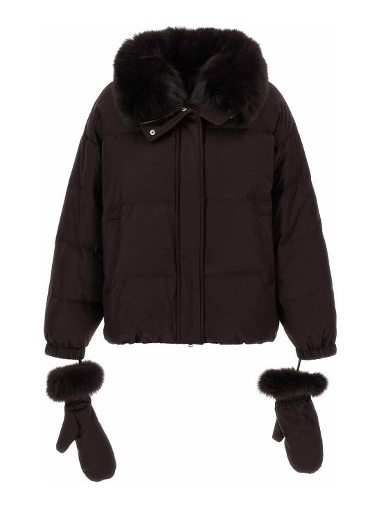26FW 이브살로몬 패딩 27W25WYV09066WO2WA2300 BROWN