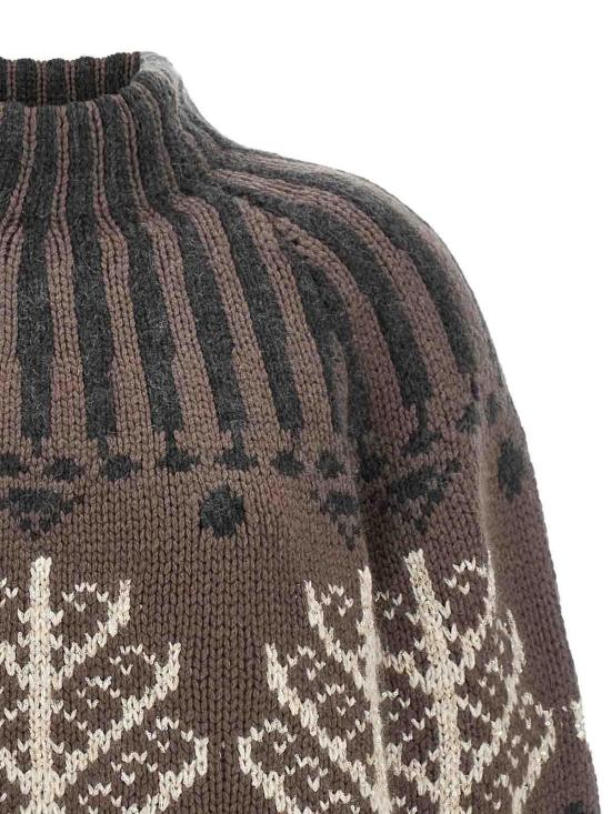 26FW 브루넬로 쿠치넬리 탑 M52313404CAF73 BROWN - BRUNELLO CUCINELLI