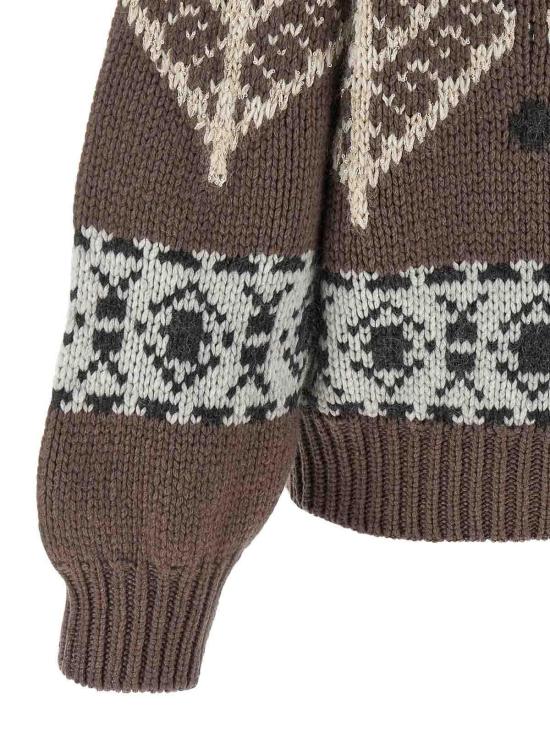 26FW 브루넬로 쿠치넬리 탑 M52313404CAF73 BROWN - BRUNELLO CUCINELLI