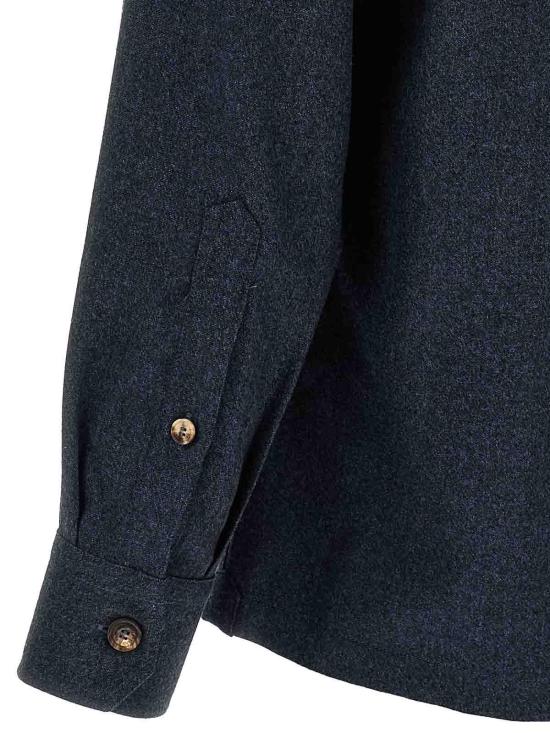 26FW 브루넬로 쿠치넬리 셔츠 MY6660731C010 BLUE - BRUNELLO CUCINELLI