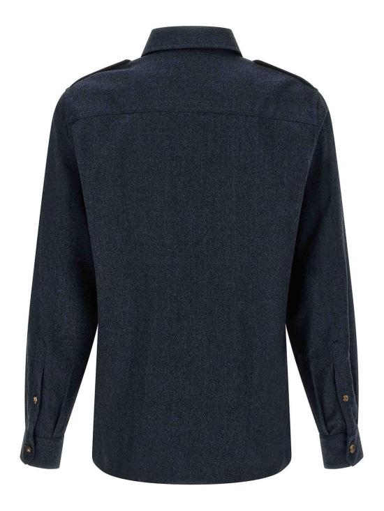 26FW 브루넬로 쿠치넬리 셔츠 MY6660731C010 BLUE - BRUNELLO CUCINELLI