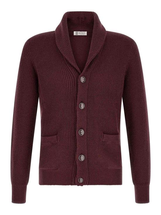 26FW 브루넬로 쿠치넬리 가디건 MNI709706C9763 DARK RED