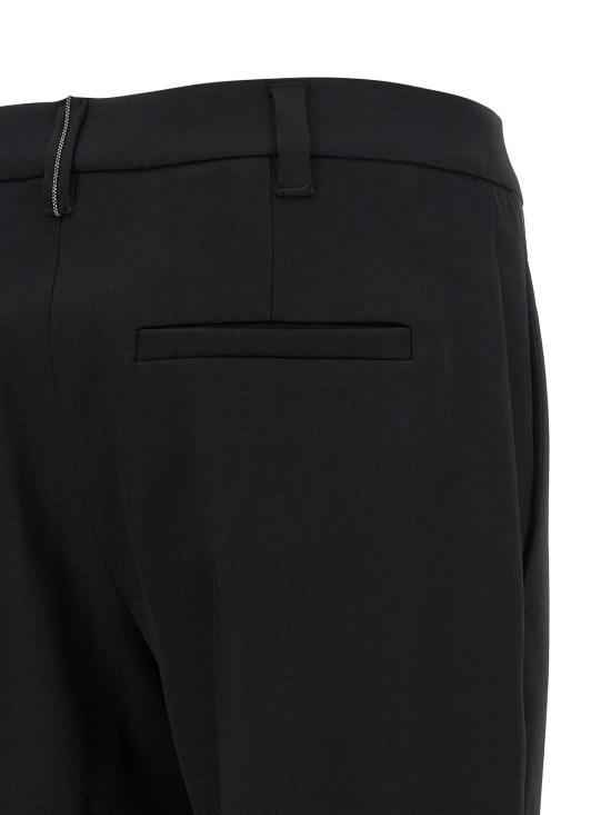 26FW 브루넬로 쿠치넬리 팬츠 MB176P8703C101 BLACK - BRUNELLO CUCINELLI