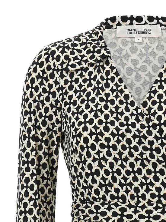 26FW 다이앤 본 퍼스텐버그 미디 스커트 D885BQFLBKSIJYQFLBK BLACK - DIANE VON FURSTENBERG