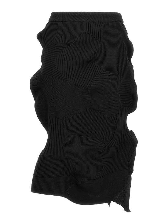 26FW 이세이 미야케 미디 스커트 IM68KG30515 BLACK