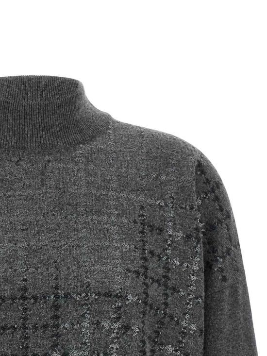 26FW 브루넬로 쿠치넬리 탑 M12246004PC079 GREY - BRUNELLO CUCINELLI