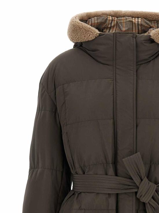 26FW 브루넬로 쿠치넬리 부댕 퀼팅 다운 재킷 MH5259618C028 GREEN - BRUNELLO CUCINELLI