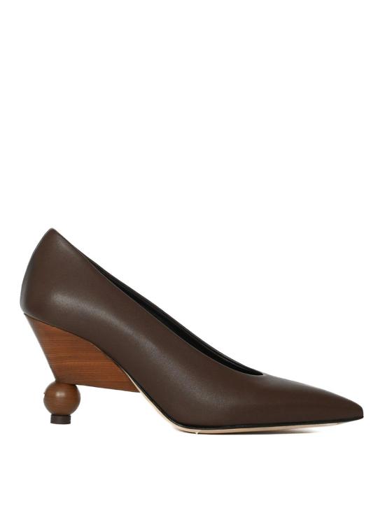 26FW 위켄드막스마라 힐/펌프스 26255260756E15 DARK BROWN