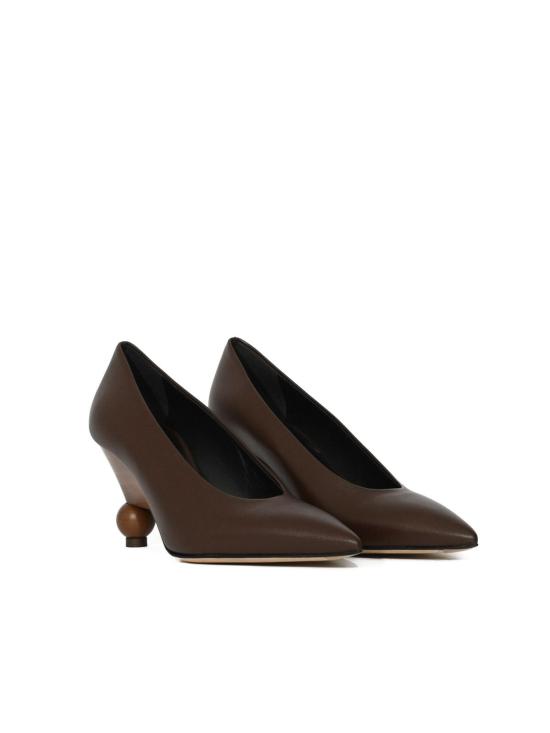 26FW 위켄드막스마라 힐/펌프스 26255260756E15 DARK BROWN - WEEKEND MAX MARA