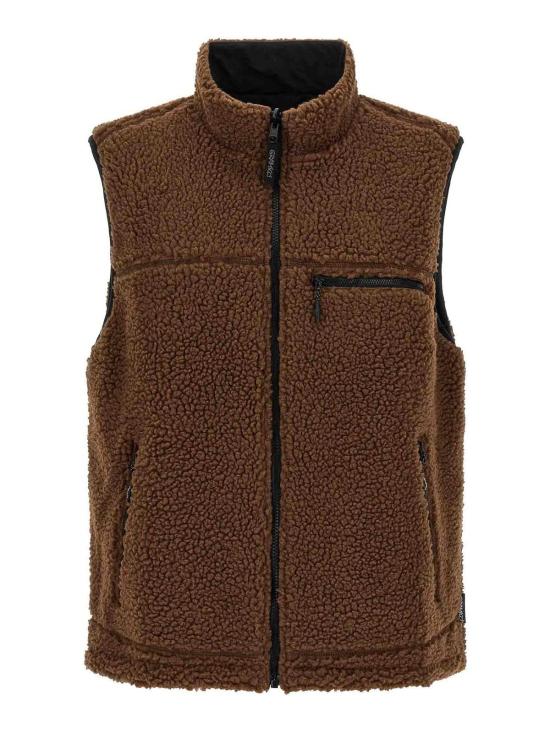 26FW 그라미치 베스트 G6FMJ011DARKBROWNBLACK MULTICOLOUR