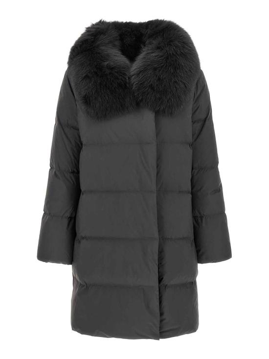 26FW 이브살로몬 트렌치 코트 27W27WFM01790U06WA9156 BLACK - YVES SALOMON