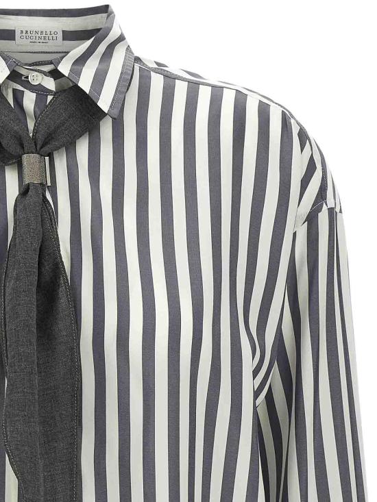 26FW 브루넬로 쿠치넬리 셔츠 MG702M2X06C003 GREY - BRUNELLO CUCINELLI