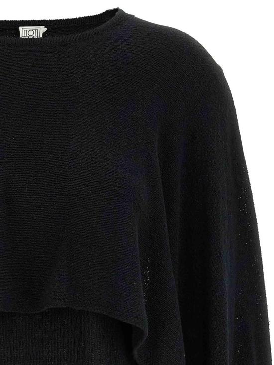 토템 탑 252WRT0505YA0156001 BLACK - TOTEME