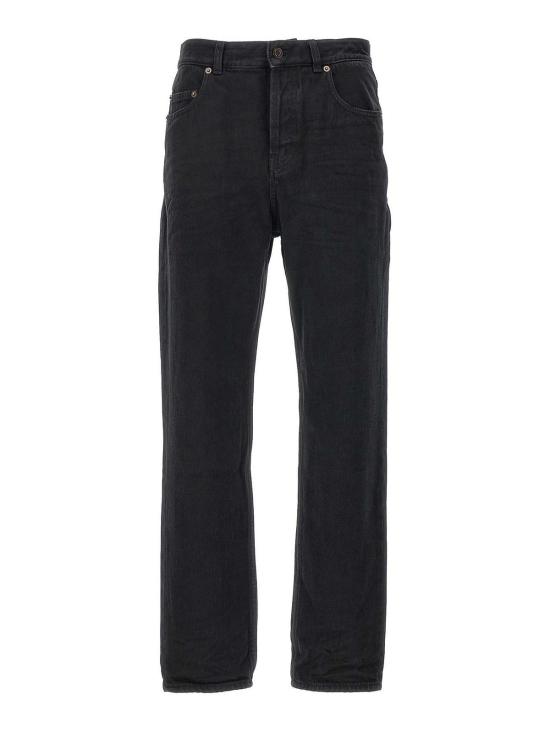  생로랑 스트레이트 팬츠 747651Y16PF1290 BLACK
