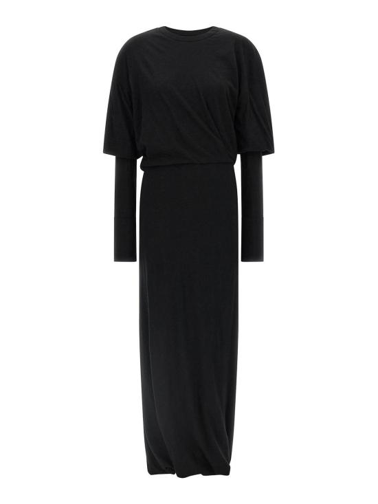26FW 다크파크 미디 스커트 WDR16FAW600099 BLACK