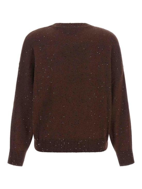 26FW 브루넬로 쿠치넬리 탑 M73540820C4211 BROWN - BRUNELLO CUCINELLI
