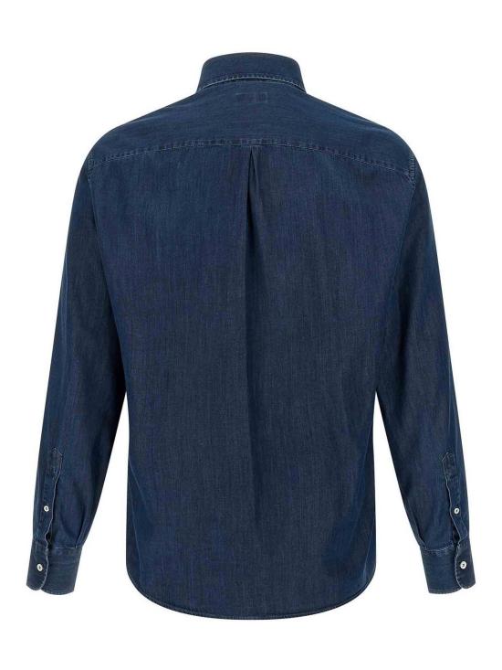 26FW 브루넬로 쿠치넬리 셔츠 MR6830621C003 BLUE - BRUNELLO CUCINELLI