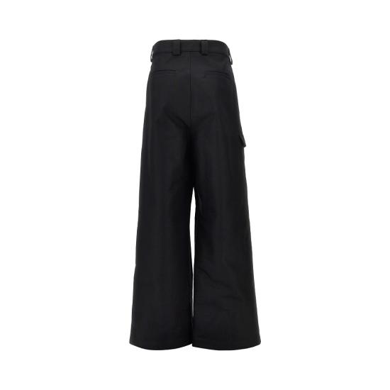 26FW 발렌시아가 루즈 핏 워크웨어 팬츠 A009K2TUP13 Black - BALENCIAGA