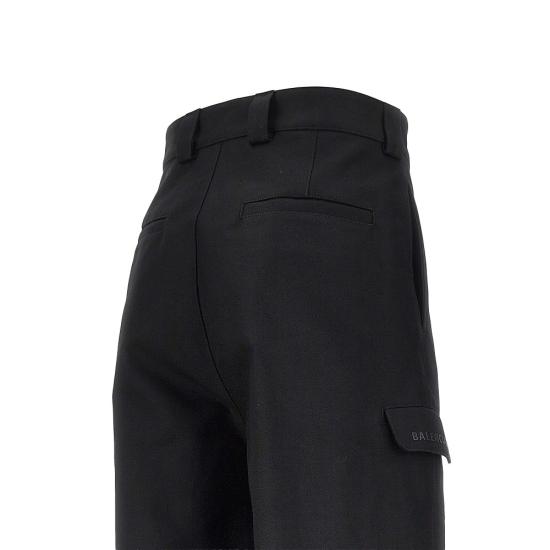 26FW 발렌시아가 루즈 핏 워크웨어 팬츠 A009K2TUP13 Black - BALENCIAGA