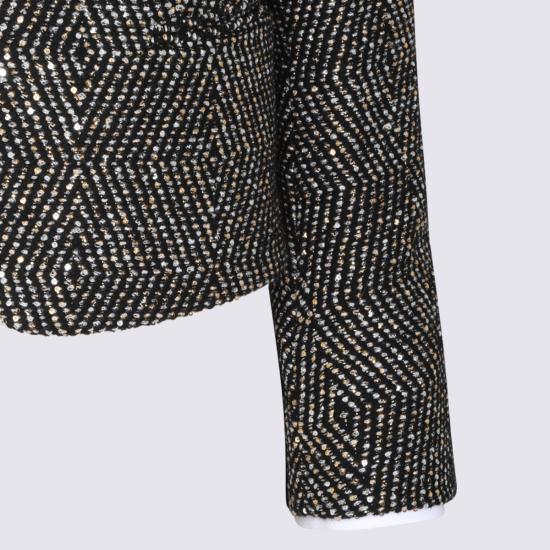 26FW 톰포드 수트 자켓 GI3146 FAX1858YND BLACK WHITE - TOMFORD