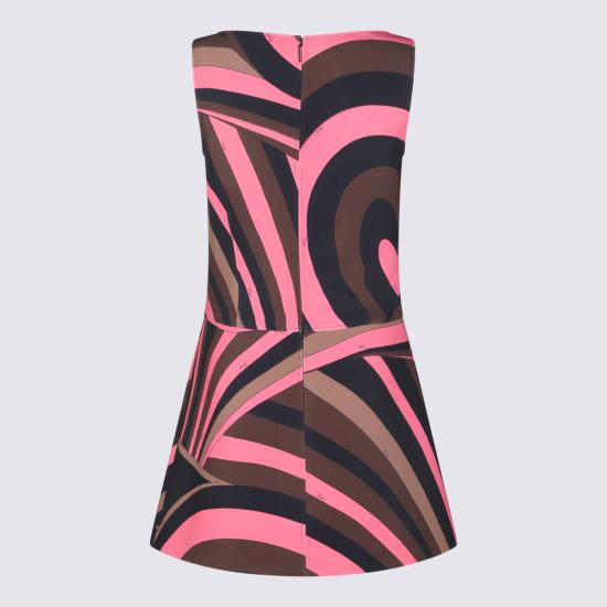 26FW 에밀리오푸치 미디 원피스 6URG31 6U758010 BROWN CORAL - EMILIO PUCCI