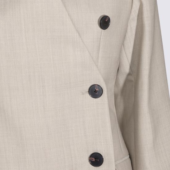 26FW 씨오 수트 자켓 6180RWDOF26 238 OATMEAL MELANGE - CO