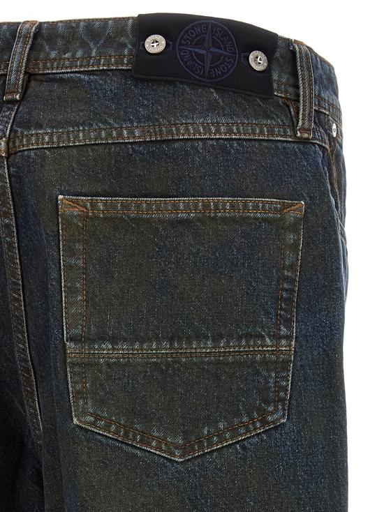 26FW 스톤 아일랜드 인디고 데님 린스드 루즈핏 파이브 포켓 진 L2S14J100006S0J40VJ229 Blue - STONE ISLAND