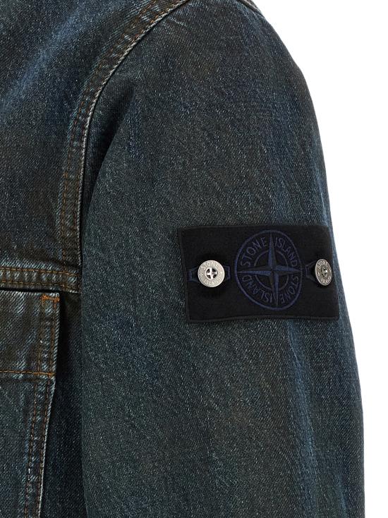 26FW 스톤 아일랜드 블루 린스 버튼 디테일 코치 재킷 L2S144100006S0J40VJ229 Blue - STONE ISLAND