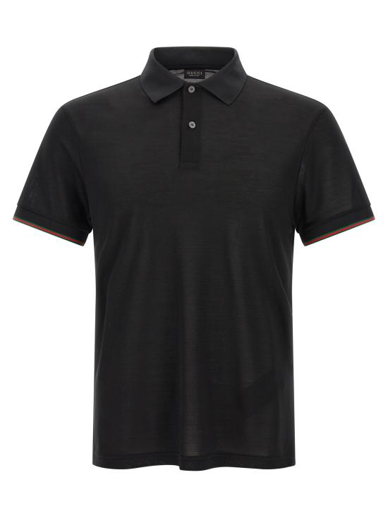 26FW 구찌 폴로 티셔츠 A005VNXJH5R1000 Black