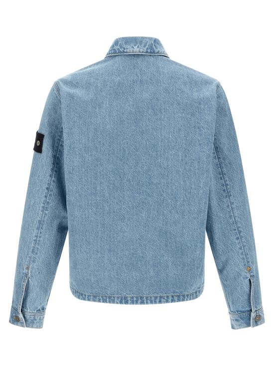 26FW 스톤 아일랜드 블루 린스 버튼 디테일 코치 재킷 L2S144100006S0J33VJ204 Light Blue - STONE ISLAND