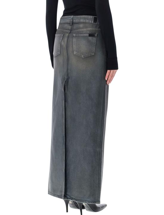 26FW 세븐포올맨카인드 미디 스커트 7UGP0066 3XI GRIGIO - 7 FOR ALL MANKIND
