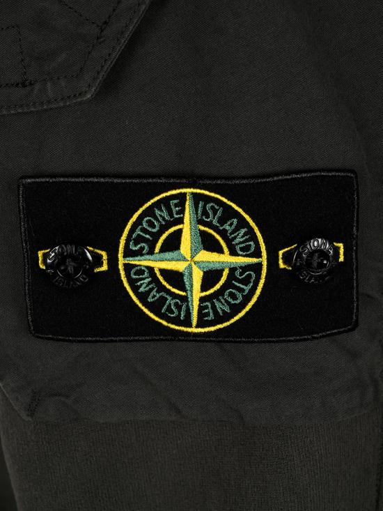26FW 스톤 아일랜드 브러시드 코튼 슬리브 포켓 스웨트셔츠 6100015 S0A20V0062 LEAD GREY - STONE ISLAND