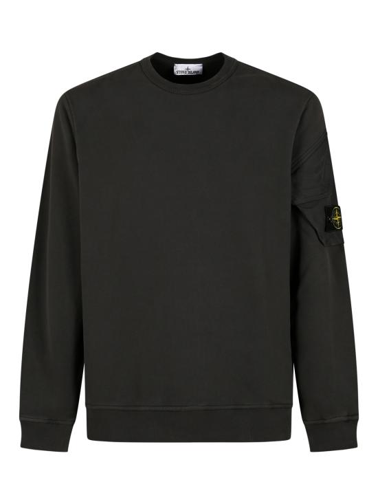 26FW 스톤 아일랜드 브러시드 코튼 슬리브 포켓 스웨트셔츠 6100015 S0A20V0062 LEAD GREY