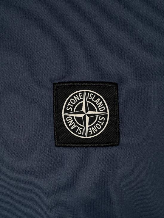 26FW 스톤 아일랜드 로고 패치 반소매 티셔츠 2100027 S0013V002E SLATE BLUE - STONE ISLAND