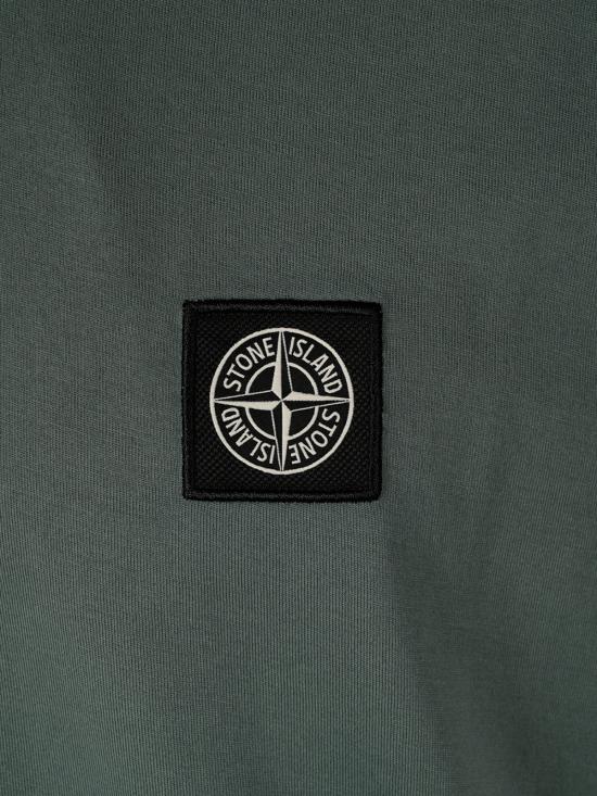 26FW 스톤 아일랜드 로고 패치 반소매 티셔츠 2100027 S0013V005T OCEAN GREEN - STONE ISLAND