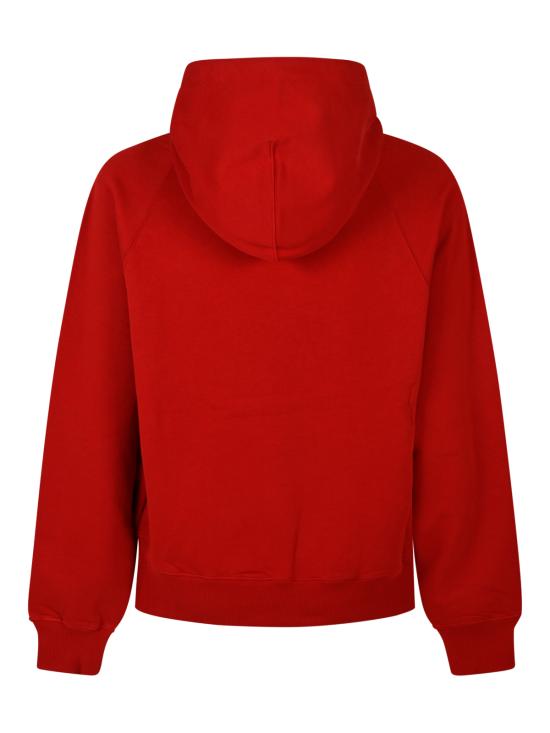 26FW 아미 긴팔 티셔츠 USW803 JE0273A202 ROUGE RUBIS IVOIRE - AMI