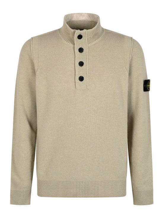 26FW 스톤 아일랜드 램스울 하프집 점퍼 5100040 S00A3V0095 SAND - STONE ISLAND