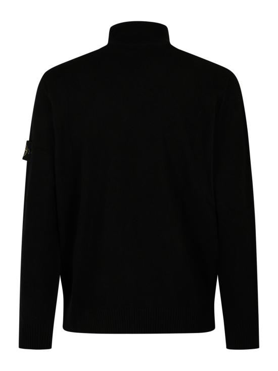 26FW 스톤 아일랜드 라이트 RWS 질롱 울 집업 가디건 5100023 S00B4V0029 BLACK - STONE ISLAND