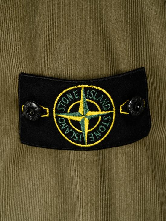 26FW 스톤 아일랜드 코듀로이 오버셔츠 자켓 1200042 S0144V005G MILITARY GREEN - STONE ISLAND