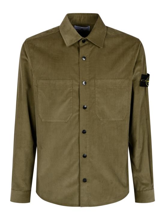 26FW 스톤 아일랜드 코듀로이 오버셔츠 자켓 1200042 S0144V005G MILITARY GREEN