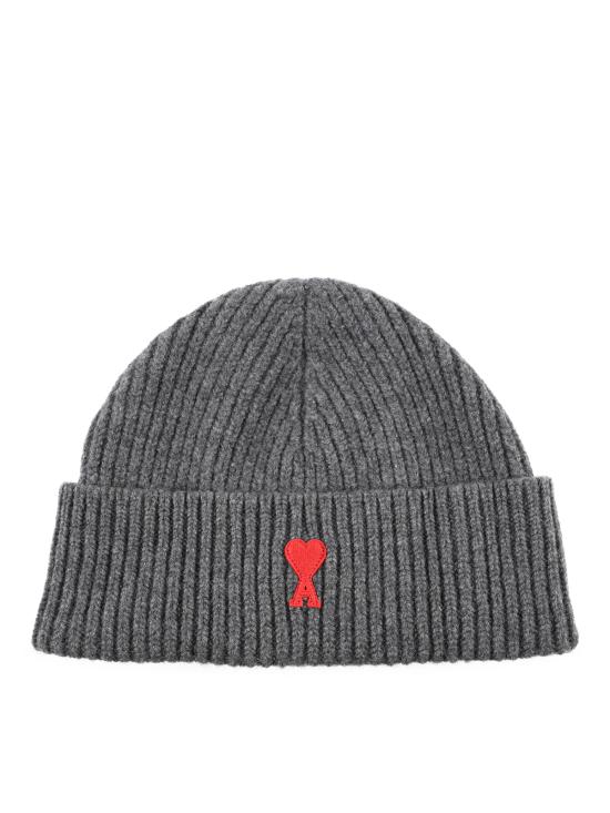 26FW 아미 모자 BFUHA116 018084 GRIS CHINE ROUGE