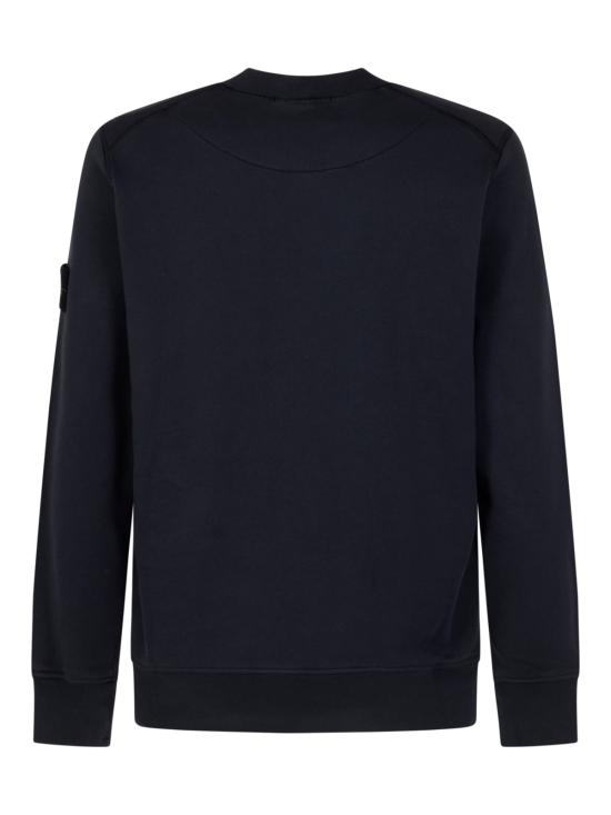 26FW 스톤 아일랜드 오가닉 코튼 플리스 레귤러 핏 크루넥 스웨트셔츠 6100060 S0051V0020 NAVY BLUE - STONE ISLAND