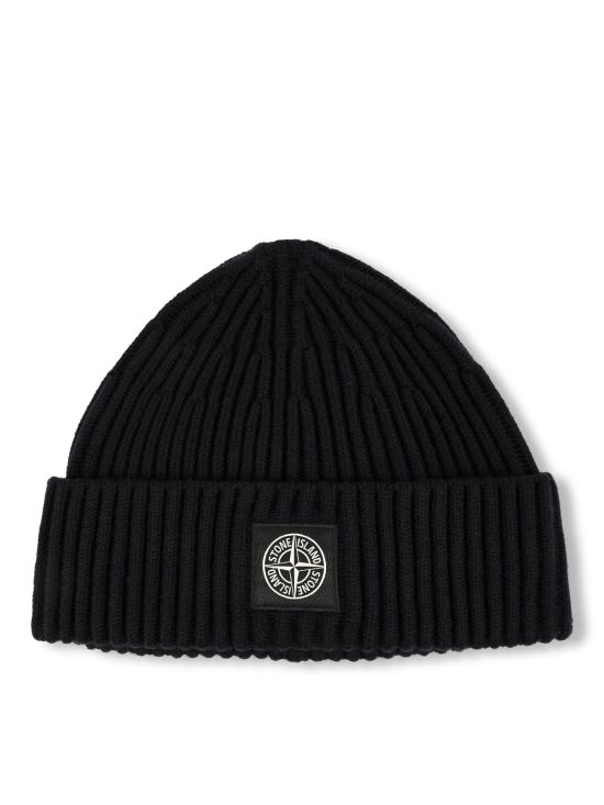 26FW 스톤 아일랜드 컴퍼스 로고 패치 풀 립 RWS 울 비니 N100002 S00C3V0020 NAVY BLUE - STONE ISLAND