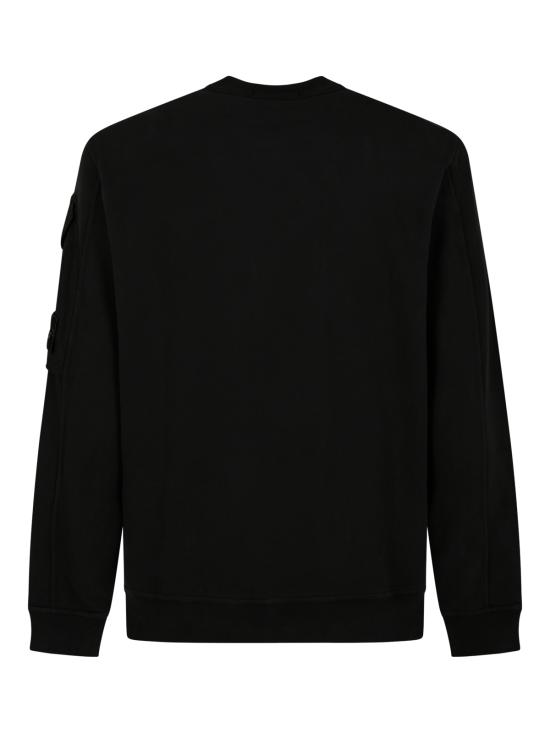 26FW 스톤 아일랜드 브러시드 코튼 슬리브 포켓 스웨트셔츠 6100015 S0A20V0029 BLACK - STONE ISLAND
