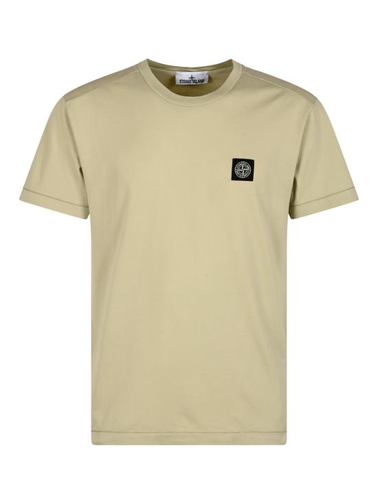 26FW 스톤 아일랜드 로고 패치 반소매 티셔츠 2100027 S0013V0095 SAND